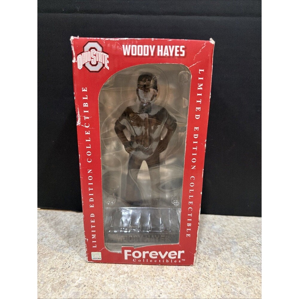 Forever Collectibles Legends Of The Scarlet & Gray "Woody Hayes" Bronze Statue